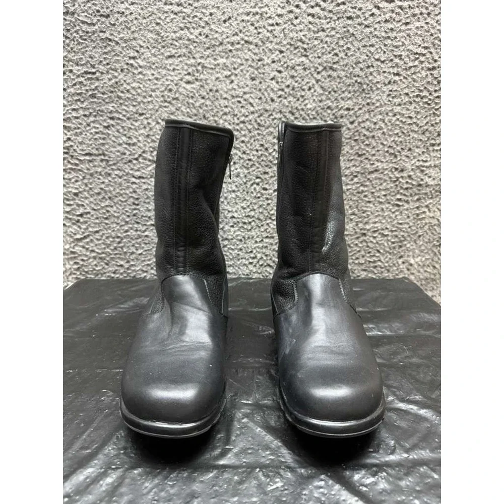 Toe Warmers Shield Leather Fur-Lined Waterproof Boots Black Womens Size‎ 11M US